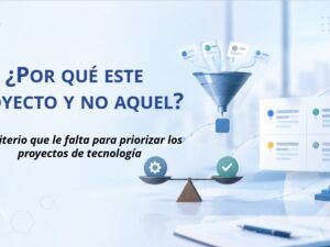 ¿Por qué este proyecto y no aquel?